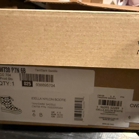 New🤎Coach Idella Boots in Brown Signature Nylon - Picture 10 of 10